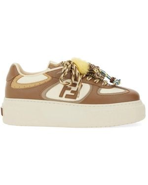 Fendi Match" Sneaker - Natural