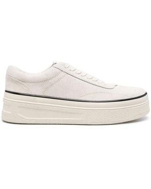 Jil Sander Leather Sneakers - White