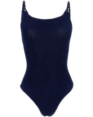 Hunza G Whole 'Camille' Swimsuit - Blue