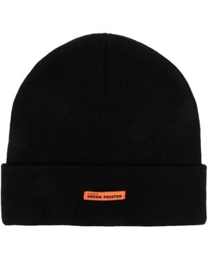 Heron Preston Classic Logo Beanie - Black