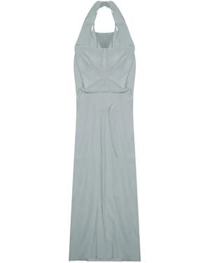 Alysi Abito Lungo Con Scollo - Blue
