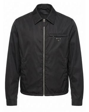 Prada Re-Nylon Blouson Jacket - Black