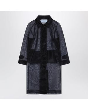 Prada Singlebreasted Overcoat - Black