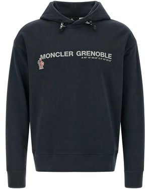 Moncler Logo Hoodie - Blue