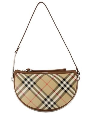 Burberry Ll Small Bridle Saddle Ysa Shoulder Bag - Metallic