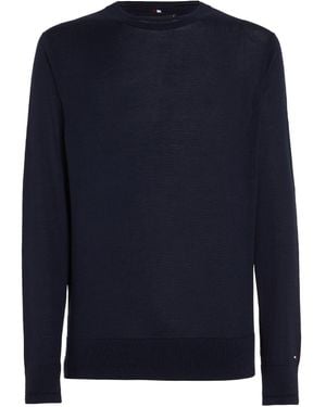 Tommy Hilfiger Crew Neck Sweater - Blue
