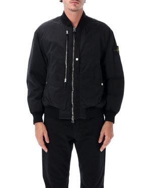 Stone Island Nylon Metal Bomber Jacket - Blue
