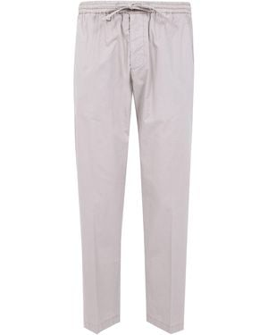 Michael Coal Popeline Coulisse Pants - Gray