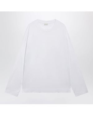Dries Van Noten Longsleeve Cotton Tshirt - White