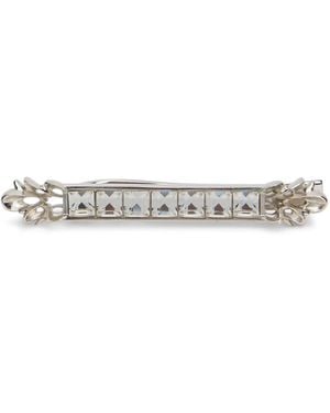 Dolce & Gabbana Dolce & Gabbana Metal Pin With Rhinestones - Black