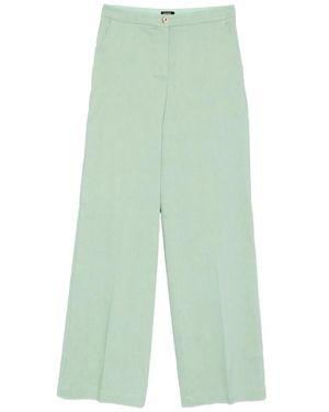 Pinko Viscose Polyamide Elastane Pants - Green