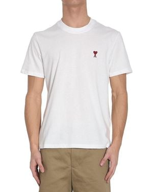 Ami Paris Ami De Coeur T-Shirt - White