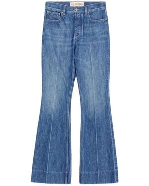 Valentino Garavani Five Pockets Flared Jeans - Blue