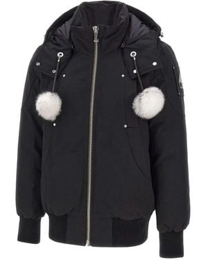 Moose Knuckles Debbie Down Bomber - Black