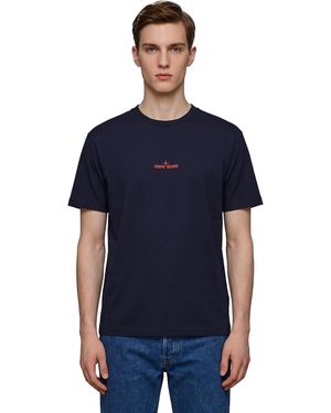 Stone Island Ss T-Shirt - Blue