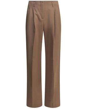 Golden Goose Tailored Trousers Made Of Virgin Wool - Brown