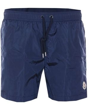 Moncler Logo Swimshorts - Blue