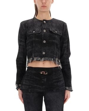 DIESEL "De-Graffy-Fsh" Jacket - Black