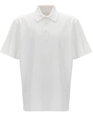 Givenchy Logo Embroidery Polo Shirt - White