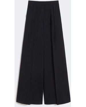 Max Mara Wool Blend Secolo Pant - Blue