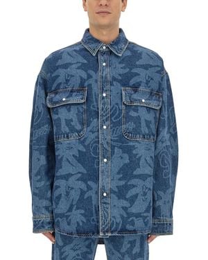 Palm Angels Palmity Jacket - Blue