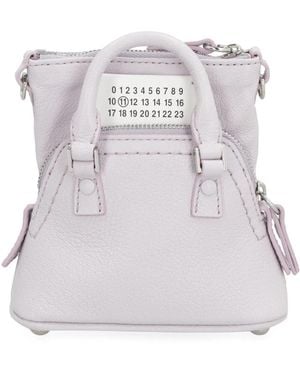 Maison Margiela 5Ac Classique Baby Leather Crossbody Bag - Metallic