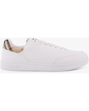 Burberry Set Leather Sneakers - White