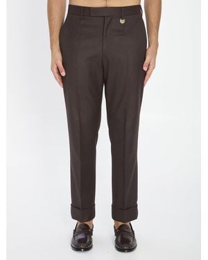 Burberry Tailored Wool Pants - Gray