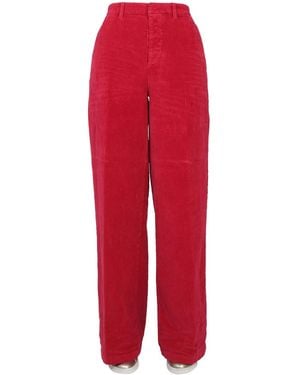 DSquared² Wide Leg Pants - Red