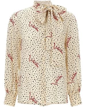 Valentino Garavani 'Bollicine Plusdepois' Shirt - Natural