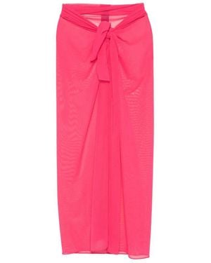 Fisico Tulle Lung Sarong - Pink