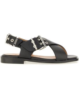 Ganni Studded Sandal - Black