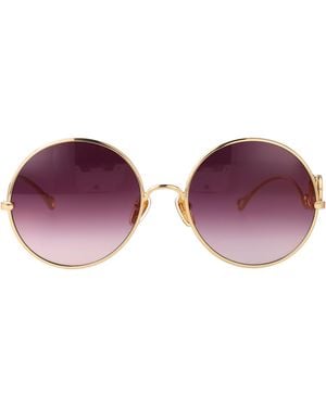 Chloé Metal Sunglasses - Purple