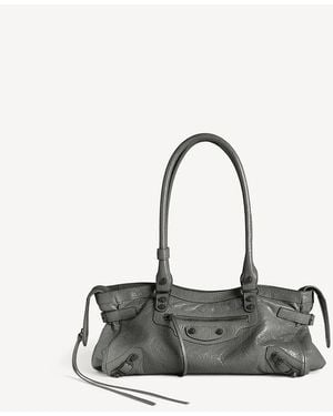 Balenciaga Le City East West Shoulder Bag - Gray