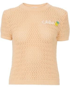 Chloé Cotton Knit Jumper - Natural