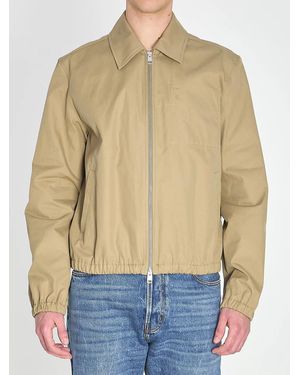 Ami Paris Ami De Coeur Zip Jacket - Blue