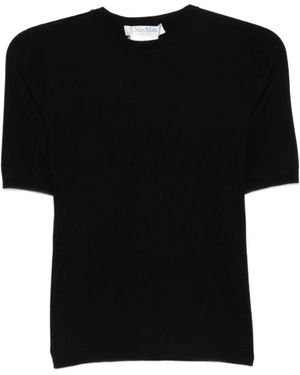 Max Mara Virgin Wool Sweater - Black
