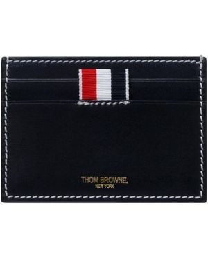 Thom Browne Calf Leather Wallets - Black