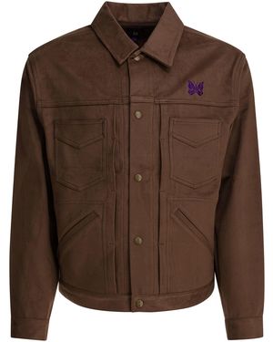 Needles "Penny Jean" Overshirt Jacket - Brown