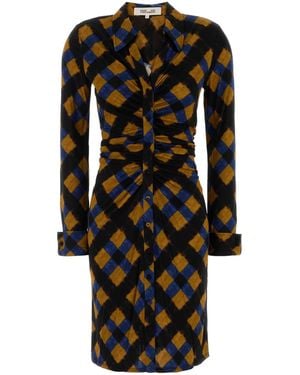 Diane von Furstenberg T-Shirt Sheska Dress - Black
