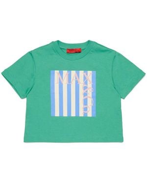 MAX&Co. Max&Co. T-Shirt With Logo - Green