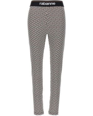 Rabanne Monogram Leggings - Grey