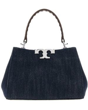 Tory Burch Eleanor Denim Mini Satchel - Blue