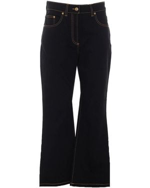 Versace Medusa Detail Jeans - Black