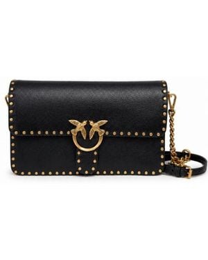 Pinko Leather Bag - Black