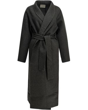 Almada Label "Mara" Long Coat - Black