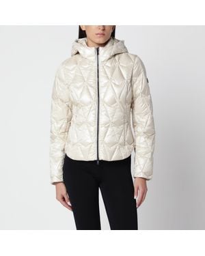 Moose Knuckles Iceberg Alabaster Quilted Down Jacket - White