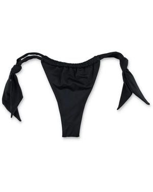 Let's Swim Let's Swim Brazilian Tie-Side Bikini Bottom - Black