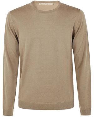 Nuur Round Neck Pullover - Brown