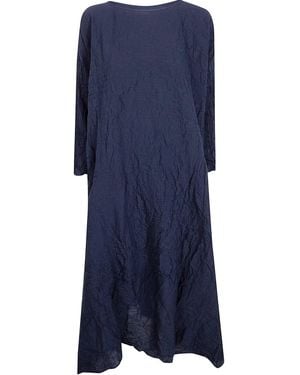 Daniela Gregis "Spicchi" Midi Dress - Blue